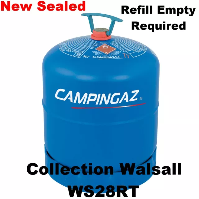 New Campingaz Camping Gaz Refill 907 Gas Bottle Full Caravan Tent Camper