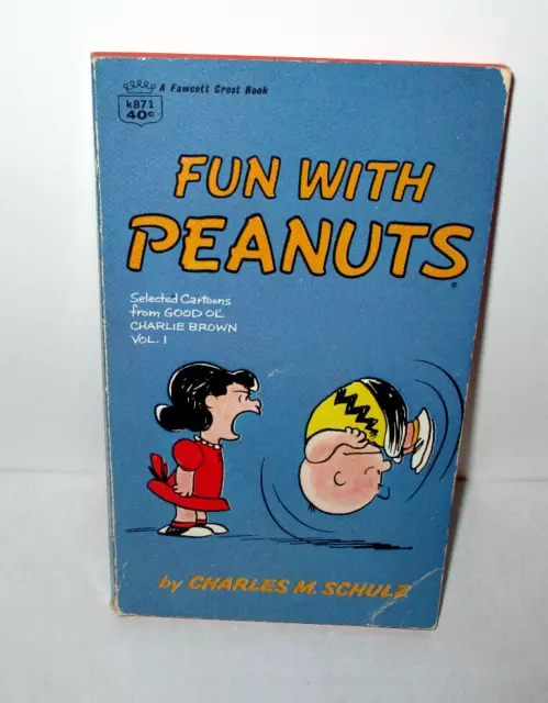 Fun With Peanuts By Charles Schultz Vintage Paperback 1967