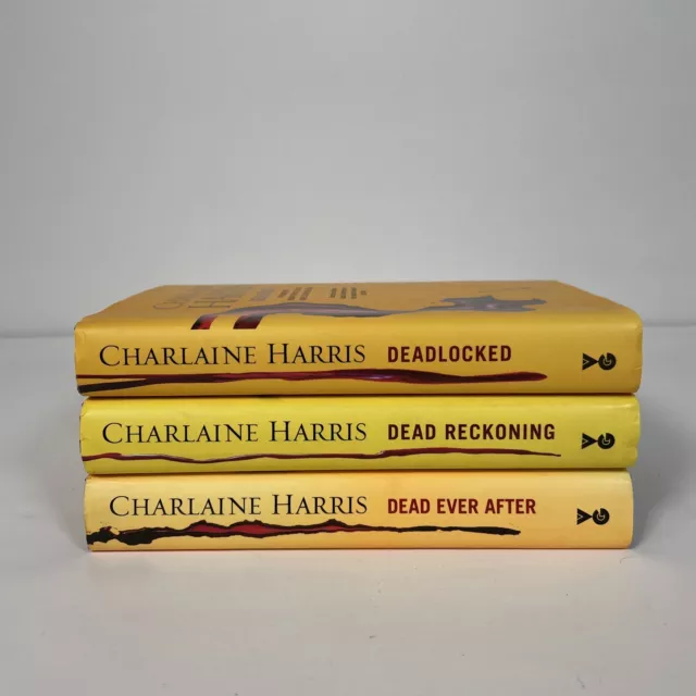 Charlaine Harris Sookie Stackhouse Series 3 Hardback Book Bundle Dead Reckoning