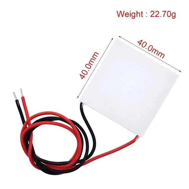 TEC1 12705 Radiatore termoelettrico Peltier elemento dissipatore di calore modulo 12 V 1 pz