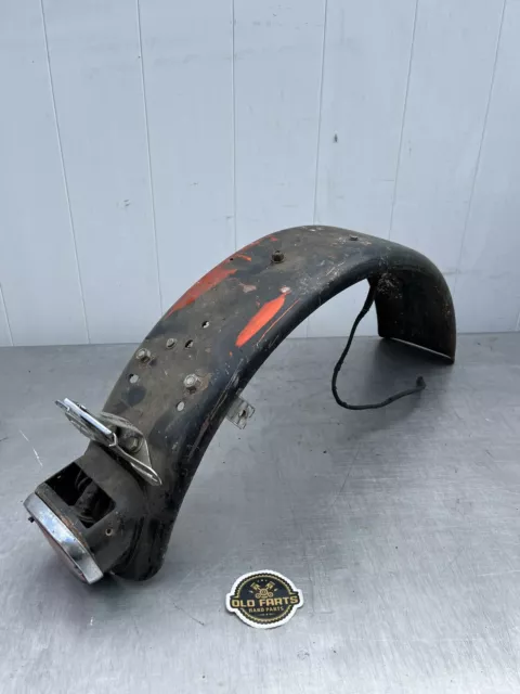 Steel flat Rear Fender harley custom  Chopper Bobber Rigid Panhead Ironhead
