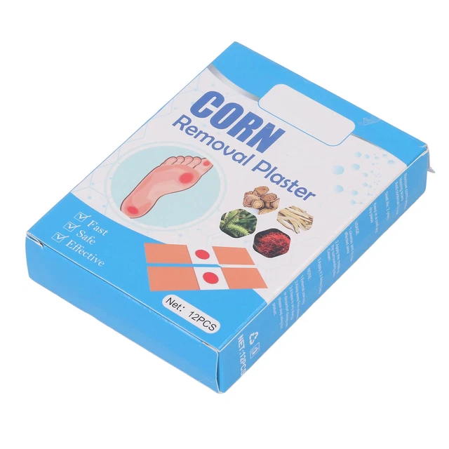 12Pcs Corn Removal Pads Kit Breathable Callus Pads Corn Removal Plaster Foot