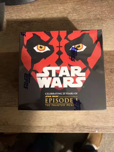 2024 Star Wars Topps Chrome Phantom Menace SAPPHIRE EDITION ~Sealed Box In Hand