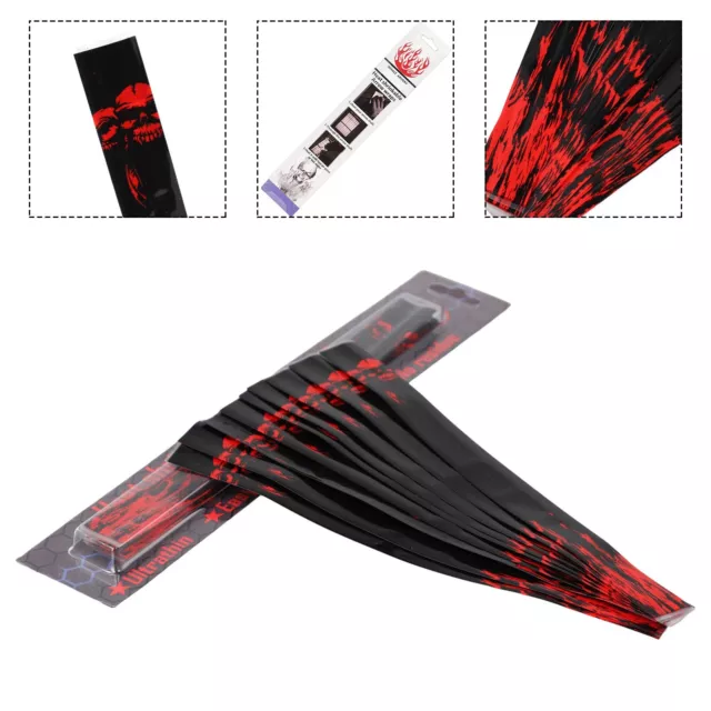 Unique Heat Shrinkable Stickers for Archery Shaft Set of 15 Arrow Wraps