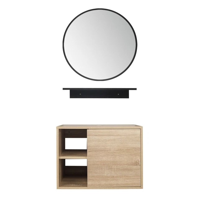Set mobili da bagno sottolavabo con specchio