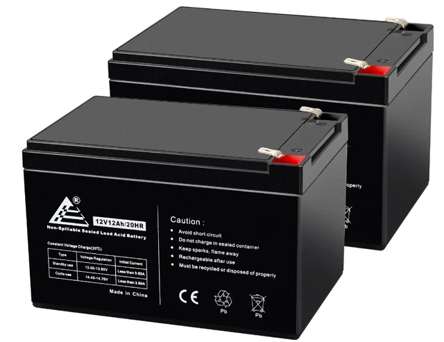 12V 12AH Compatible Battery for 6-DZM-12 APC Scooter Medical