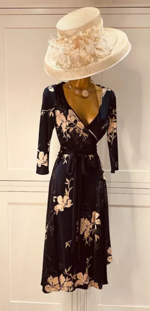 Coast jade embroidered bodice shop dress navy