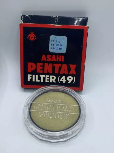 Asahi Pentax 49mm Flash Blue Lens Filter  B3G1