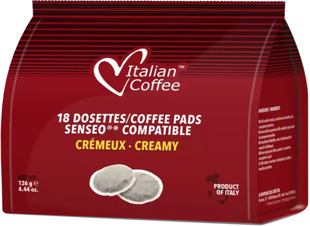180 Pods Senseo compatible Italian Coffee VALUE PACK $0.2/pad and Free Shipping