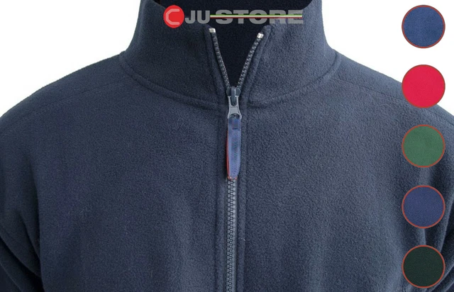 Felpa Cardigan Uomo Coveri Taglie Forti XXXXL/5X, 100% Cotone, Chiusura Con Cerniera E Tasche