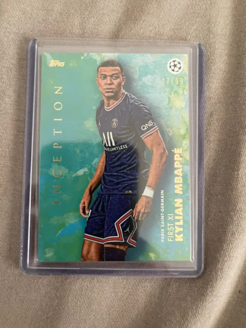 2021/22 Topps Champions League Inception Kylian Mbappe First XI /99