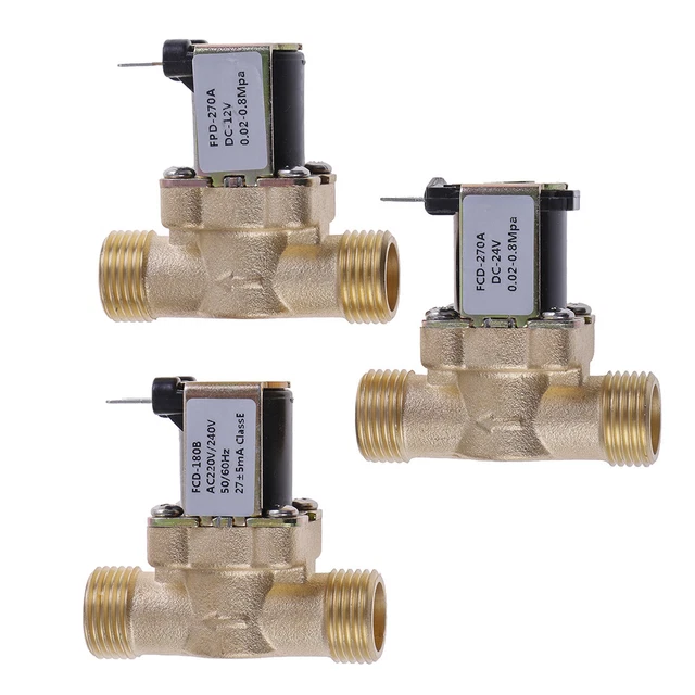Elettrovalvola In Ottone DN20 G3/4 A Corrente Costante Valvola Di Ingresso Acqua Dc 12v 95097504