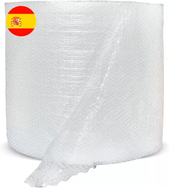 Rollo de plástico de burbujas  (50cm x 100metros). Ideal embalaje, protección...