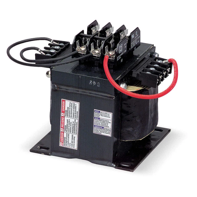 SQUARE D 9070TF250D20 Control Transformer,250VA,5.10 In. H