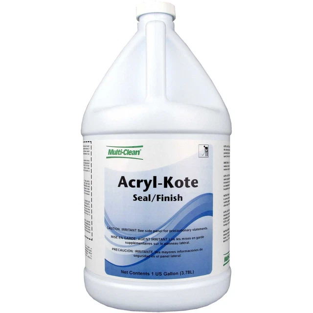 Multi-Clean&#174; Acryl-Kote Seal & Finish - Unscented, Gallon Bottle, 4 Bottles
