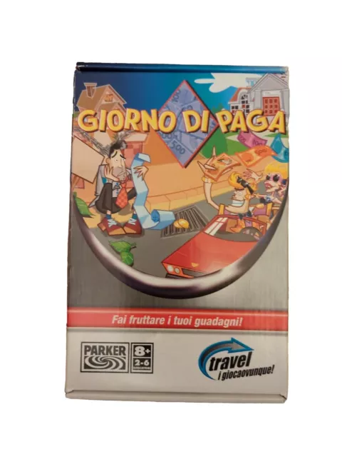 Vintage Board Game Travel - Gioco Da Tavolo - Giorno Di Paga