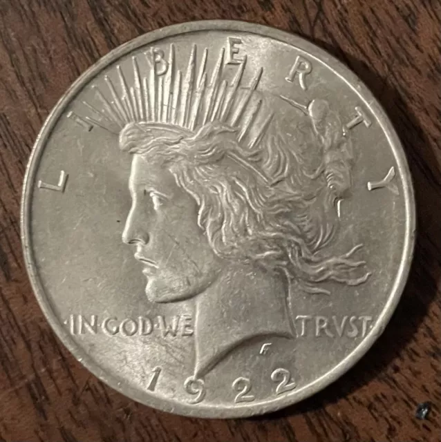 Münze USA Liberty Peace One Dollar 1922 Silber