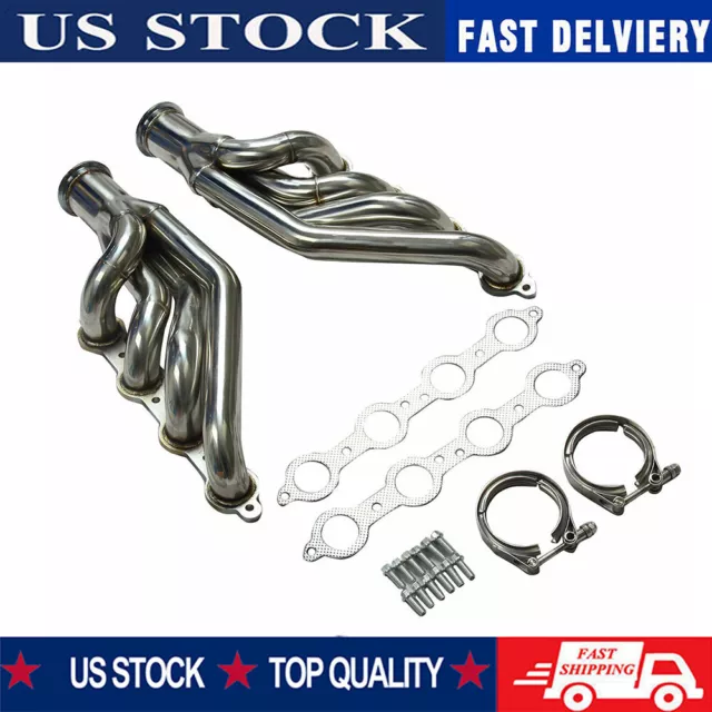 Stainless Turbo Manifold Header Fit For 1997-2014 Chevy Small Block V8 LSX USA
