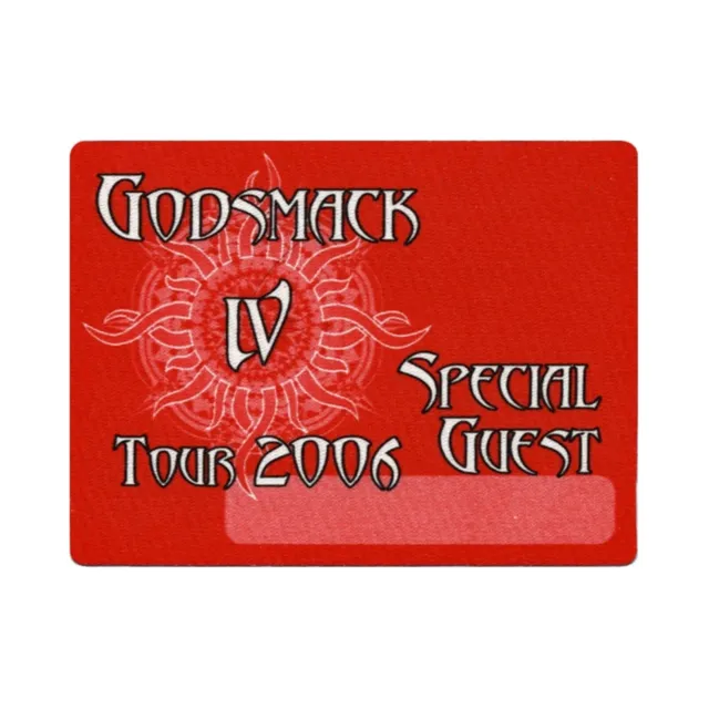 Godsmack 2006 IV concert tour Backstage Pass