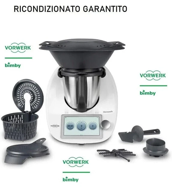 Vorwerk Bimby TM6 - Doppio Boccale Expo - Garanzia 12 Mesi - Cestello Varoma Incluso