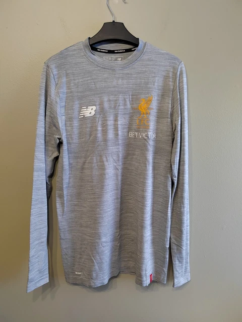 LIVERPOOL FC 17 18 125th Anniversary training top long sleeve Grey M New Balance 30.00 PicClick UK