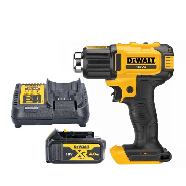 DEWALT DCE530N 18V XR Cordless Heat Gun With 1 x 4.0Ah Battery