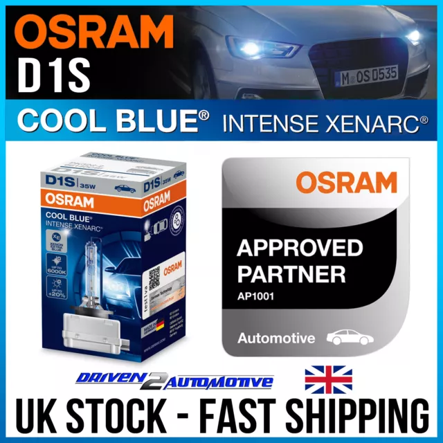 OSRAM COOL BLUE Intense D1S HID Xenon Headlight Bulb, 66140CBI, PK32d-2,  12V/24V £38.00 - PicClick UK
