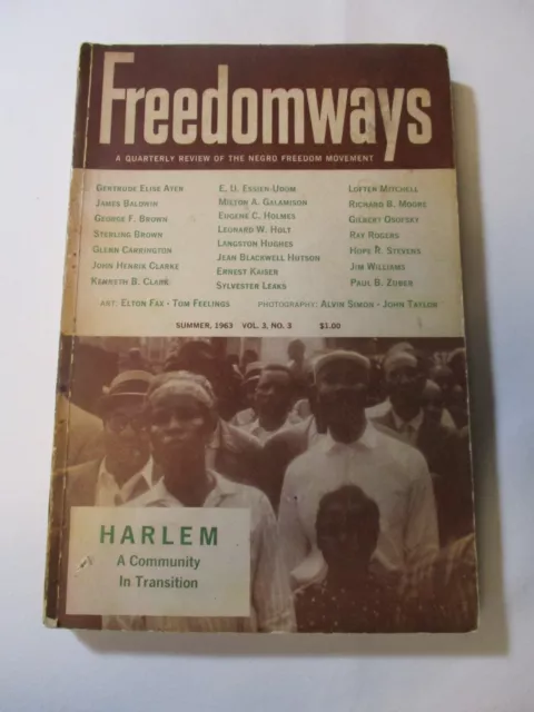 FREEDOMWAYS-Summer 1963, Civil Rights Movement, African-American History, Harlem