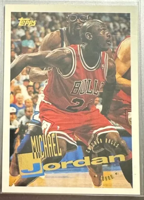 Michael Jordan 1995-96 Topps Basketball #277 Chicago Bulls