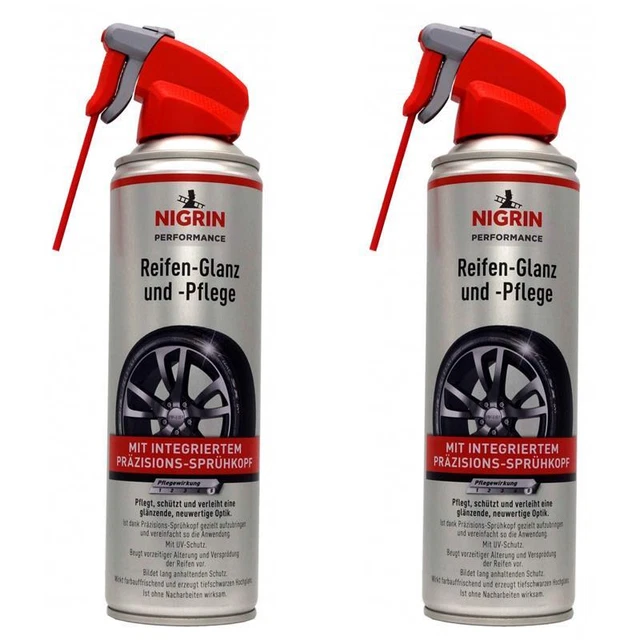 2x Nigrin Reifenpflege Gummipflege 500ml Reifenreiniger