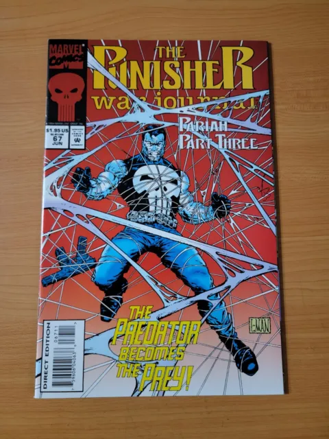 Punisher War Journal #67 Direct Market Edition ~ NEAR MINT NM ~ 1994 Marvel