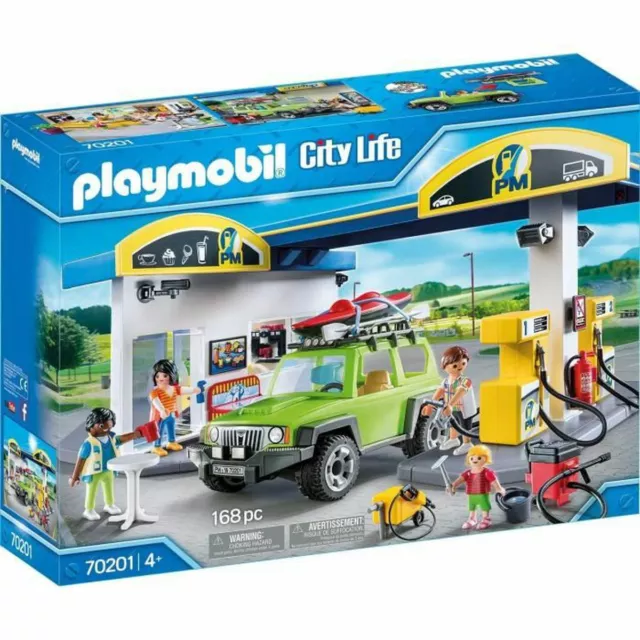 PLAYMOBIL City Life: Station Essence Set 70201