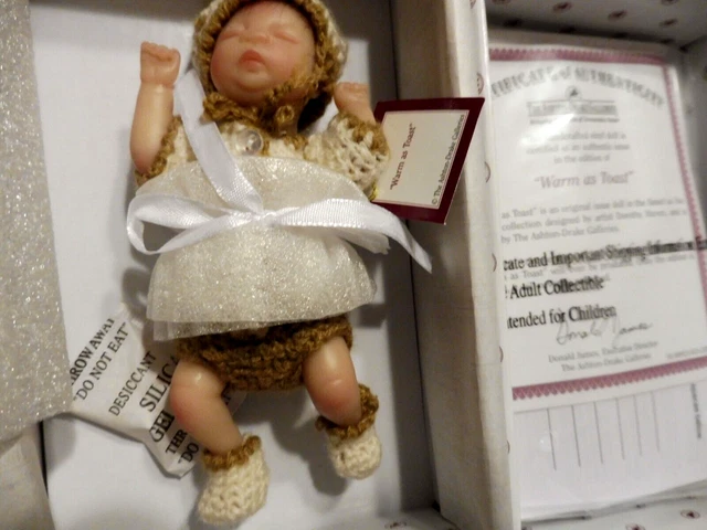 Ashton Drake/ Dorothy Steven  So Truly Real "Warm As Toast"  Nib With Coa