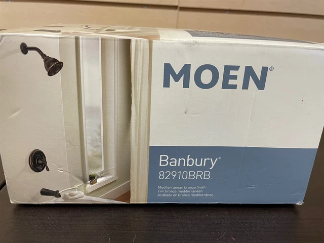 Grifo de bañera y ducha Moen Banbury bronce mediterráneo 82910BRB
