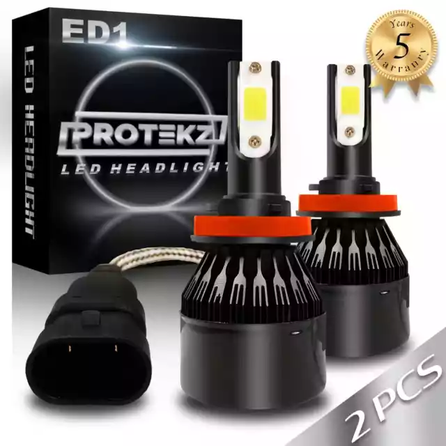 LED Headlight Protekz Kit Bulb 9005 6000K CREE for 2014 - 2016 Hyundai ELANTRA