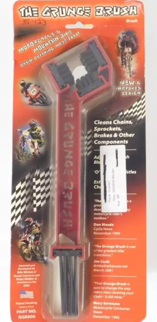 1 NEW Genuine GRUNGE BRUSH CHAIN SPROCKET DERAILLEUR BRAKE CLEANING Tool Part