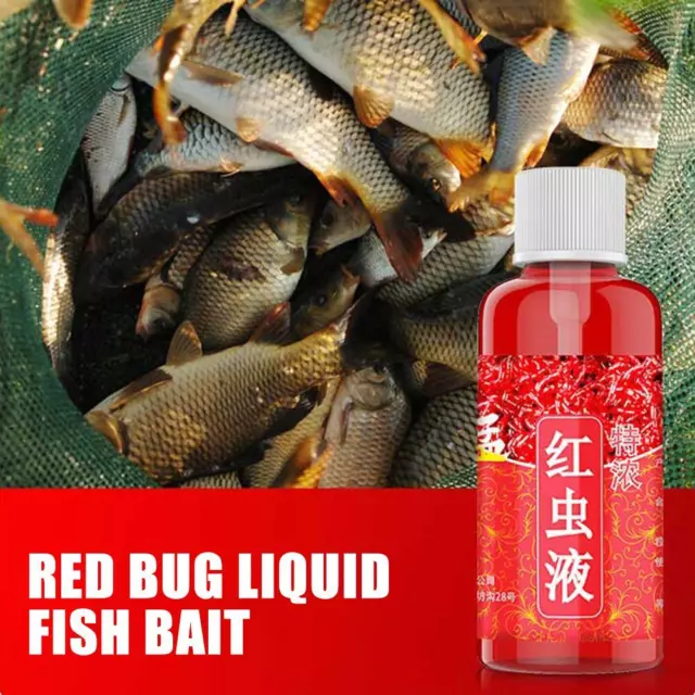 60ML CONCENTRATED RED Worm Liquid Fishing Bait Additive Bait Lures P0Q3  $7.73 - PicClick AU