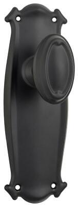 matt black  "bungalow" half or dummy set handle & back plate,200 x 63mm TH9630.5