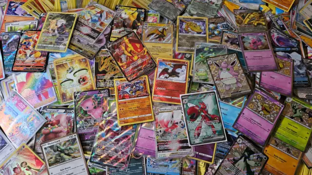 ENORME LOT + de 8KG de cartes Pokémon (Brillantes, Rares,Ultras, ..), Neuves, FR