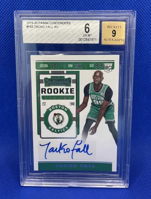 Tacko Fall 2019-20 Panini Contenders Rookie Ticket Autograph RC EX-MINT