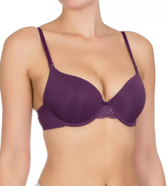 Reggiseno push-up con ferretto Triumph Lovely Micro WHUM lilla EU 70C NUOVO