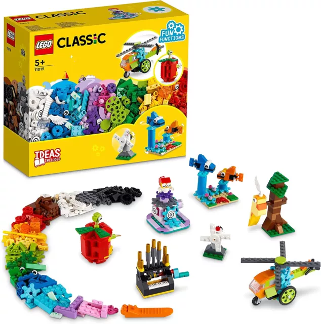 LEGO Classic Les monstres créatifs 11017 - Ensemble de construction avec 5  jouets pour enfants (140 pièces)