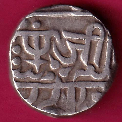 Gwalior State Jayaji Rao 1865-1871 One Rupee Rare silver coin #BQ51