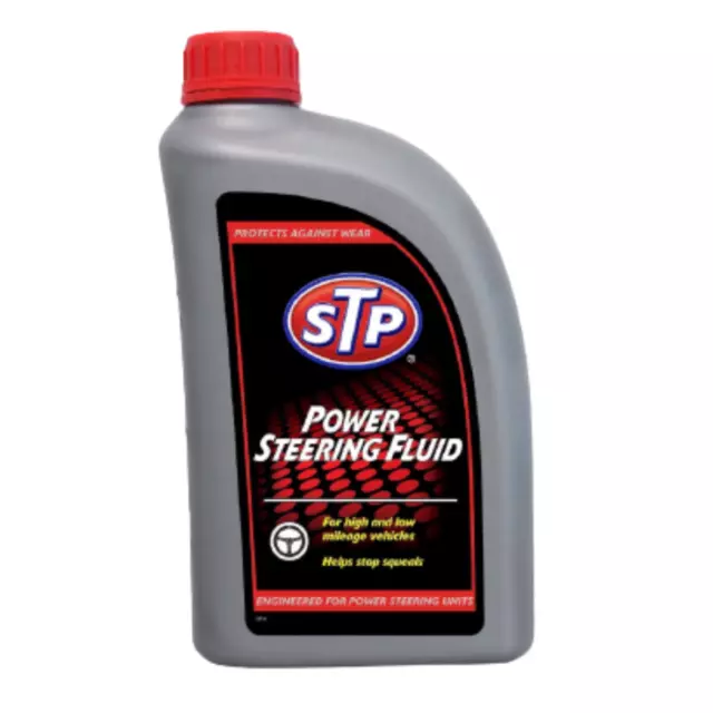 STP Power Steering Fluid 950ml Stop Squeals Protects Wear