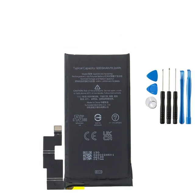 Replacement Battery for Google Pixel 6 / 6 Pro / 6A, GMSB3 G63QN  GLU7G + Tools