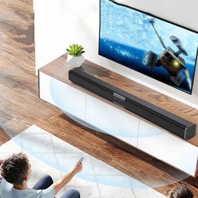 WIRELESS SOUNDBAR TV Cinema Sound TV Bluetooth Echo Wall Music Player £