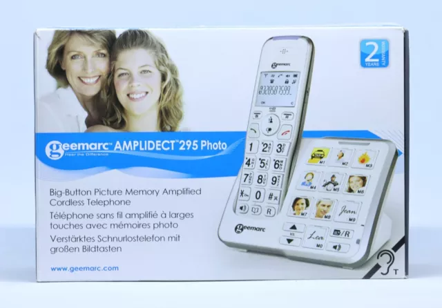 Téléphone sans fil Geemarc AMPLIDECT 295 Photo pour personnes âgées ou malentend 3