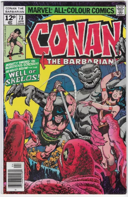 Conan The Barbarian #73 Marvel Comics 1977 (FN) Bronze Age Pence Copy Belit