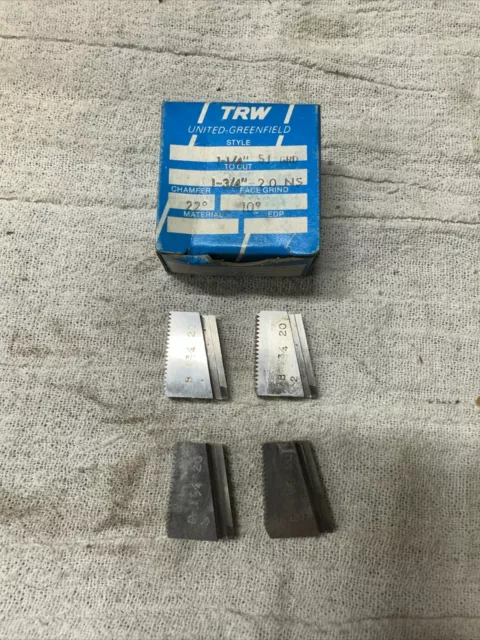 1-3/4”-20 Chaser Set For 1-1/4” SJ Geometric Collapsible Tap ID Die Head