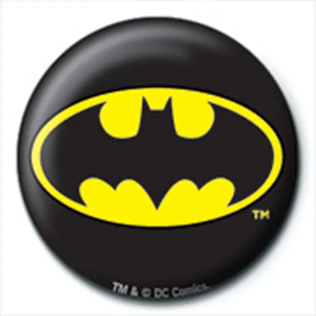 DC Comics - Batman Logo - Ansteck Button Ø2,5 cm